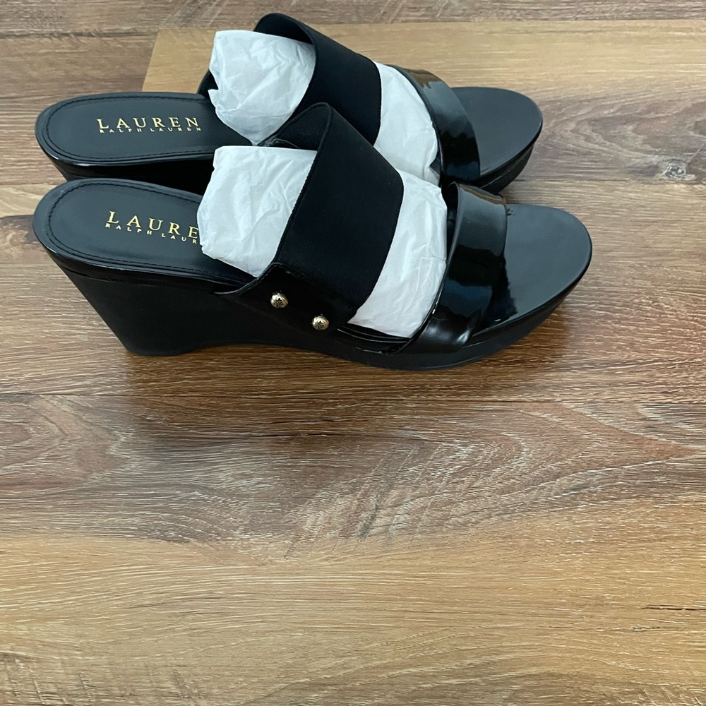 Lauren /sandals wedge heel